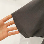 Men's T-shirt sleeve hem with stitched cuff detail