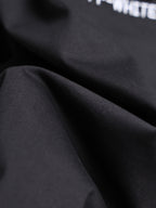 Off-White black T-shirt fabric close-up texture