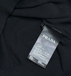 PRADA apparel tag on the inside collar area