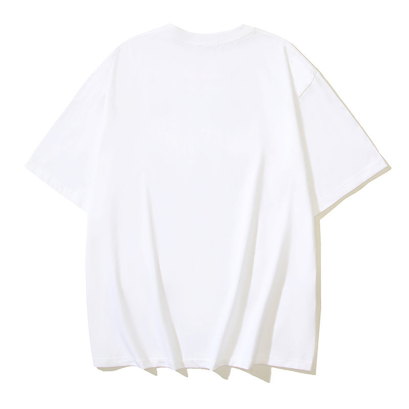 Off-White T-shirt, off-white short sleeve crew neck, back view