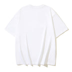 Off-White T-shirt, off-white short sleeve crew neck, back view