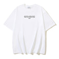 Off-White off-white crew-neck T-shirt with front graphic text, short sleeves