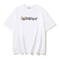 Off-white short-sleeve T-shirt with Off-White™ graphic logo at chest