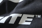 Off-White T-shirt logo print detail and crew neck ribbed collar