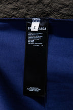 Balenciaga blue clothing label at waistband with care and product details