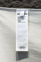 Balenciaga T-shirt inner neck label with size and fabric information
