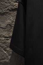 Balenciaga short-sleeve T-shirt sleeve and side seam view