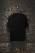 Balenciaga short-sleeve T-shirt in black, plain back