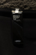 Balenciaga T-shirt fabric label near side seam with size and care info
