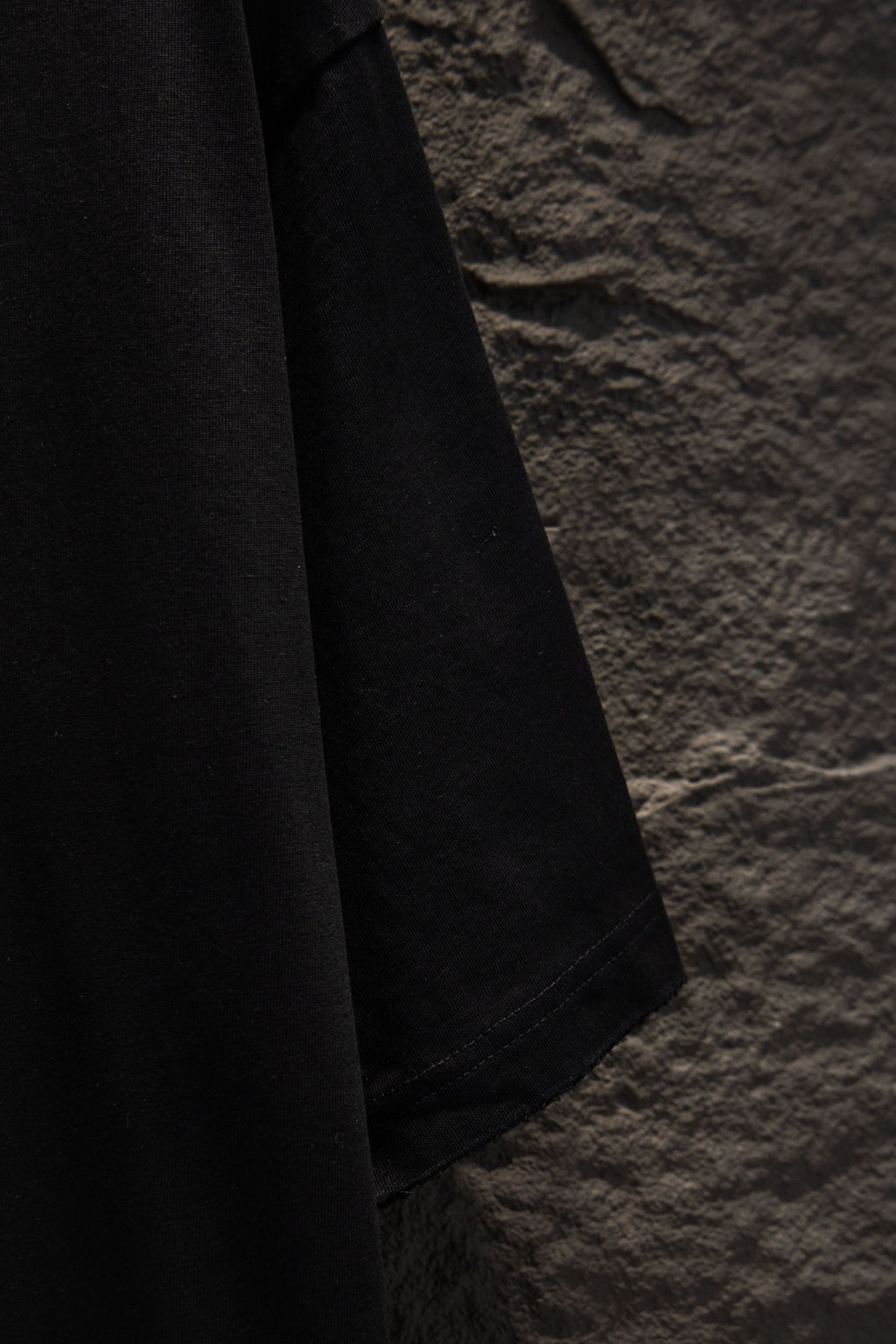 Black Balenciaga T-shirt short sleeve with visible side seam
