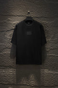 Balenciaga short-sleeve T-shirt, black, with small chest logo