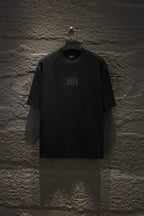 Balenciaga short-sleeve T-shirt, black, with small chest logo