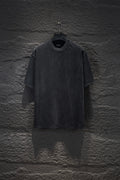 Balenciaga graphic T-shirt in dark gray, crew neck with short sleeves