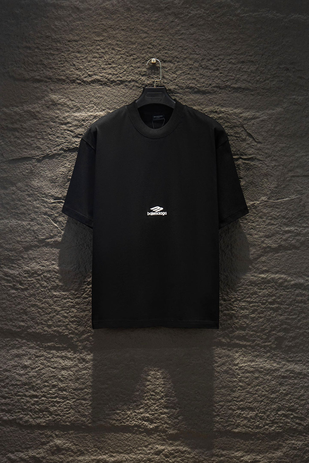 Balenciaga short-sleeve T-shirt in black with small chest logo
