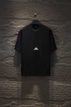 Balenciaga short-sleeve T-shirt in black with small chest logo