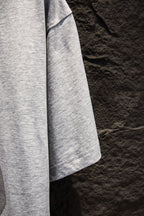 Balenciaga short-sleeve T-shirt, light gray, short sleeve side view