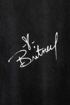 Balenciaga T-shirt with white handwritten-style script logo on back