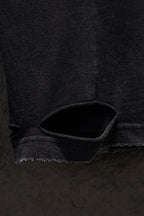 Balenciaga T-shirt lower pocket-like seam detail, black