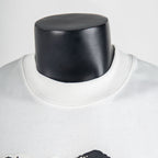Louis Vuitton white T-shirt neckline with ribbed crew collar