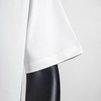 Louis Vuitton white T-shirt bottom hem detail along side