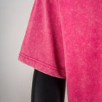 Louis Vuitton pink short-sleeve T-shirt with stitched curved hem