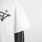 Louis Vuitton white T-shirt short sleeve and side seam detail