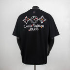 Louis Vuitton black T-shirt with large back “Louis Vuitton PARIS” graphic