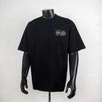 Louis Vuitton T-shirt, black crewneck with small chest LV Paris graphic