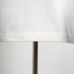 Louis Vuitton white T-shirt hem stitching close-up