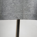 Louis Vuitton heather gray T-shirt bottom hem stitching detail
