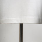 Louis Vuitton white T-shirt hem with visible stitching