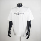 White T-shirt with front colorful graphic logo
