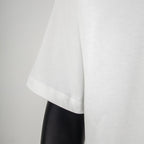 Givenchy white T-shirt hem and short sleeve view