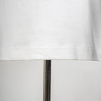 Givenchy white T-shirt bottom hem and stitching detail
