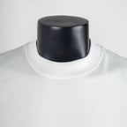 Givenchy white crew-neck T-shirt collar close-up on mannequin