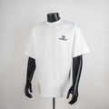 Givenchy white crew-neck T-shirt with small front logo print