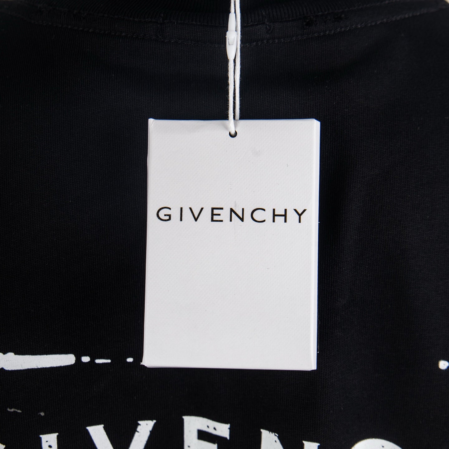 Givenchy black T-shirt with white neck tag