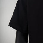Black Givenchy crew-neck T-shirt short sleeve and hem