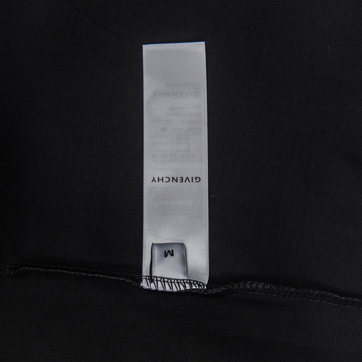 Black Givenchy T-shirt with interior size label