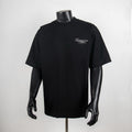 Black Givenchy crew-neck T-shirt with small chest logo print