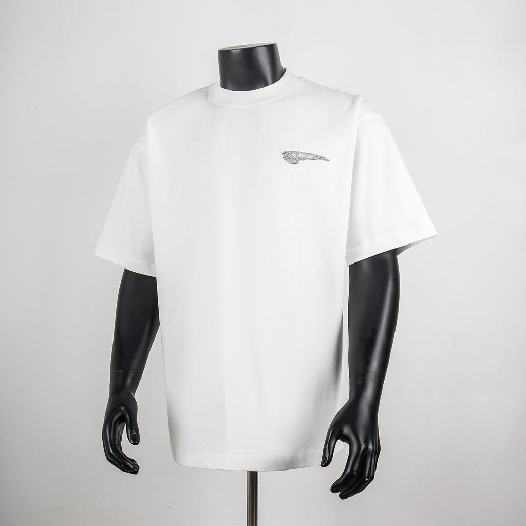 Givenchy white short-sleeve T-shirt with small chest logo