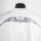 Givenchy white T-shirt back with winged star emblem