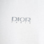 White T-shirt with DIOR PARIS logo print on the chest