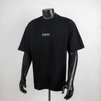 Black Dior short-sleeve T-shirt with small chest logo