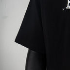 Dior short-sleeve T-shirt, black, short sleeve and side hem
