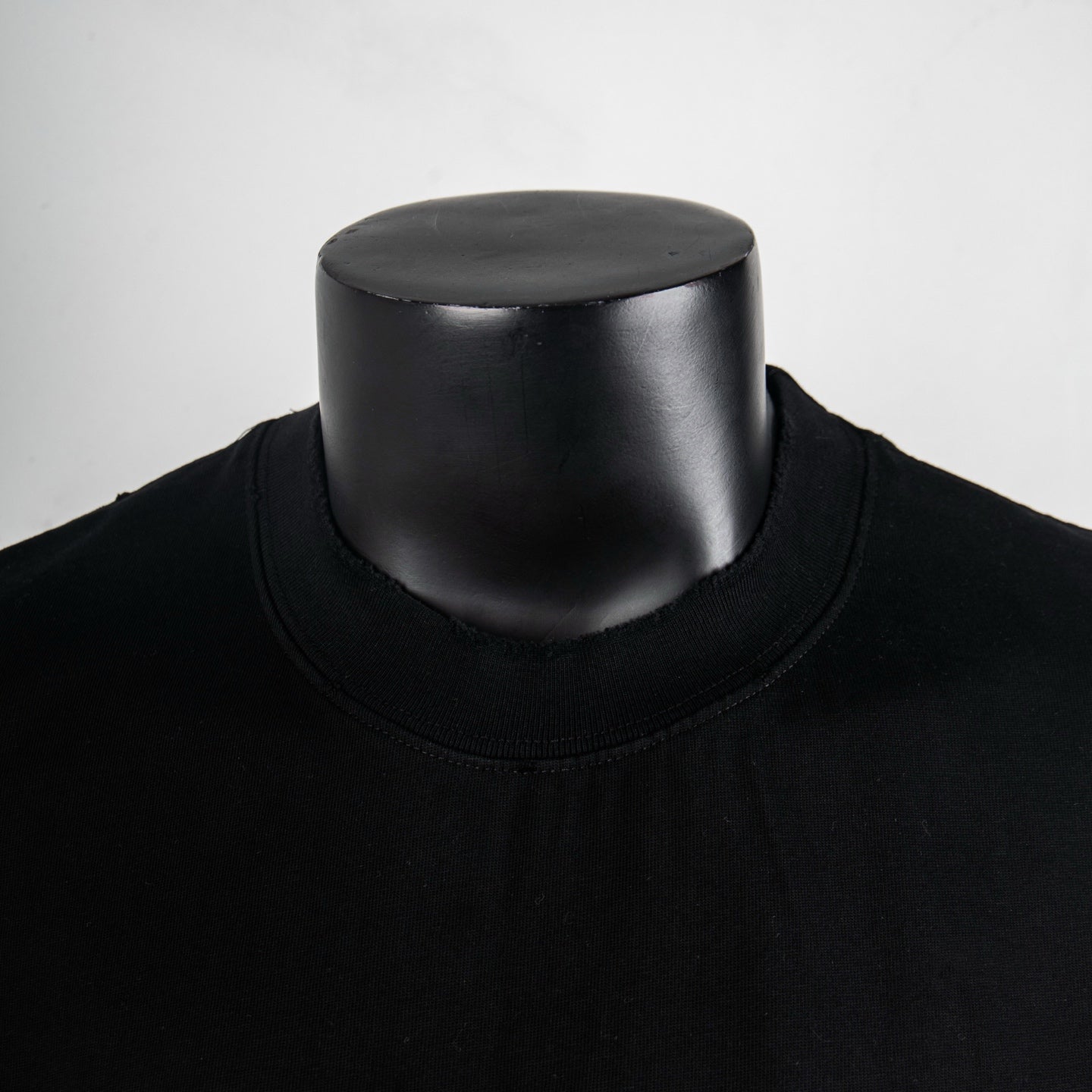 Dior short-sleeve T-shirt, black crew neck collar detail