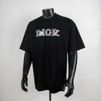 Dior short-sleeve T-shirt, black, front embellished DIOR logo