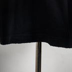Dior short-sleeve T-shirt, black, straight hem with stitching