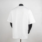 White Dior short-sleeve T-shirt back view