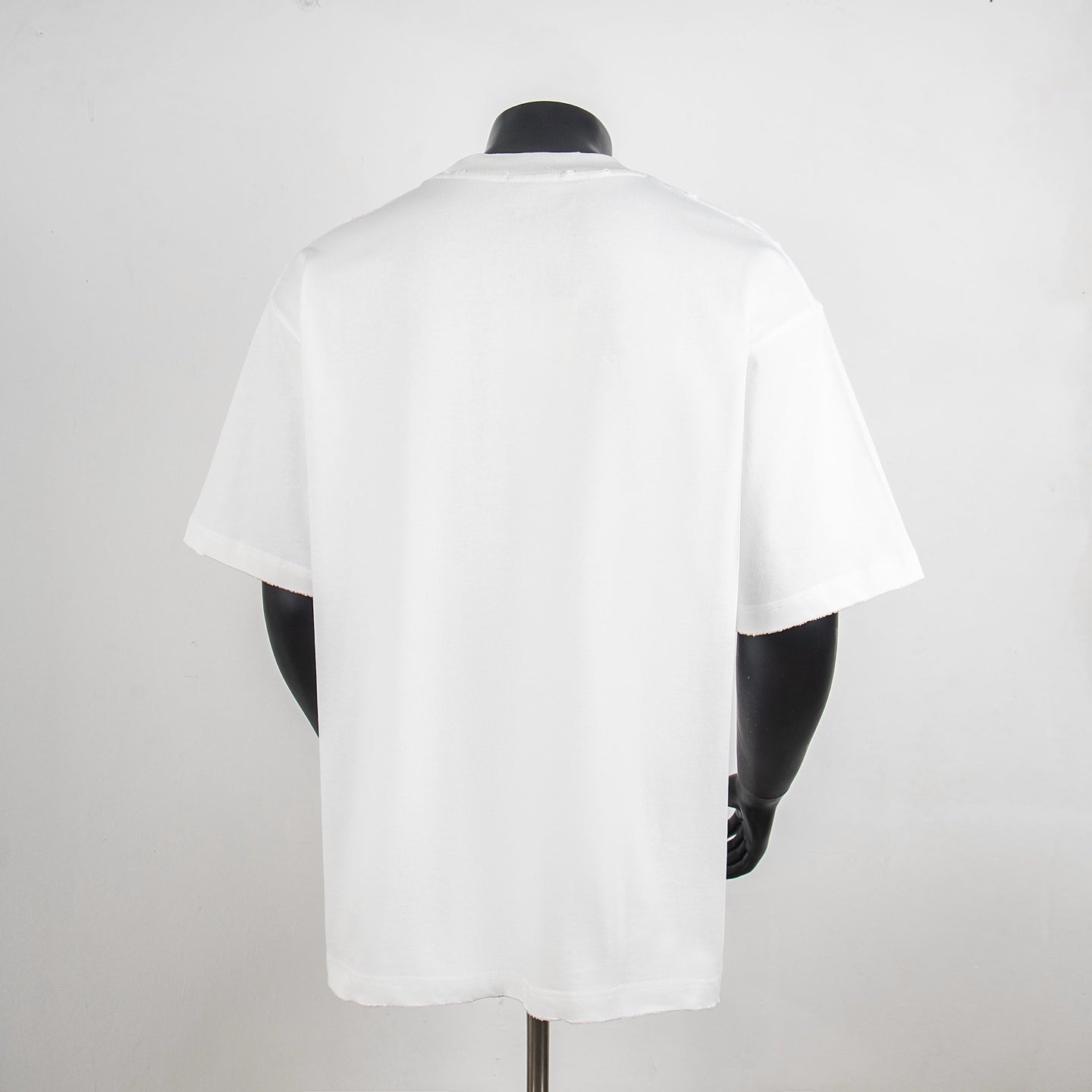White Dior short-sleeve T-shirt back view